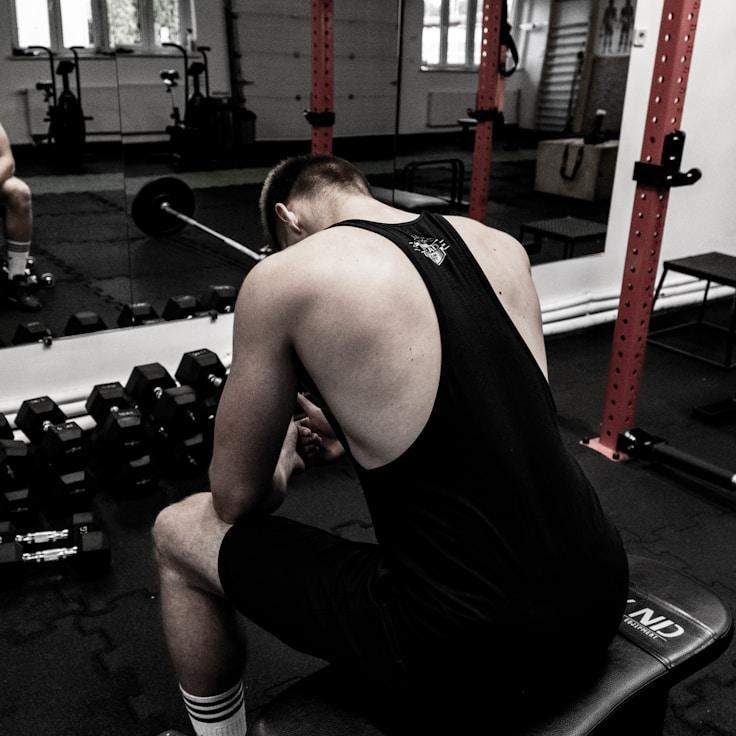 Modern fitness club interior